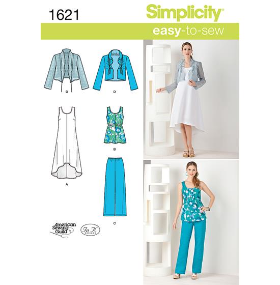 Simplicity 1621A snitmønster